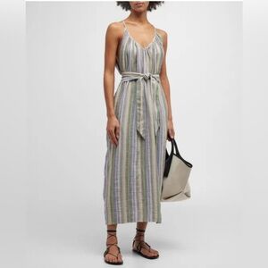 Mara Hoffman Multicolor Striped Midi Dress